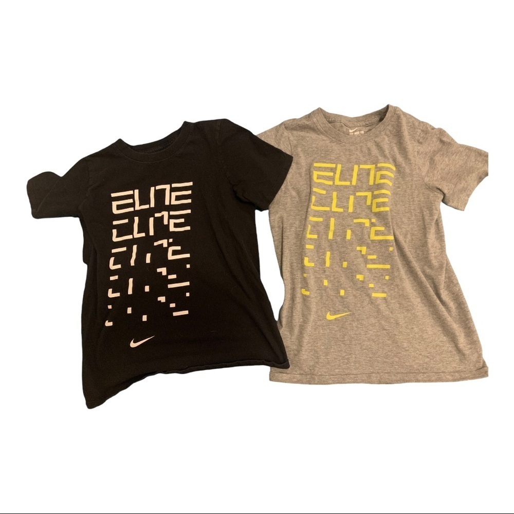 Nike Elite grey and black kids Tee bundle